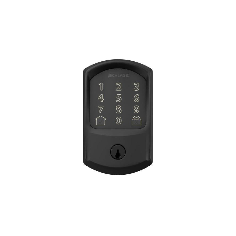 Schlage Encode installed on exterior door showing convenient remote access benefit