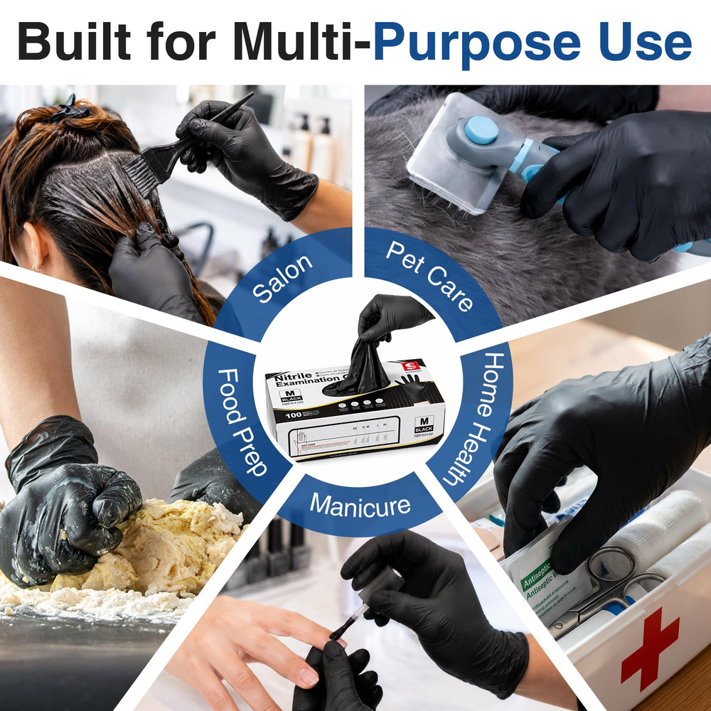 Schneider gloves in a kitchen prepping food for hygienic protection