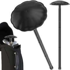 Scisum front view of support pole showing compact folded storage and portability benefit