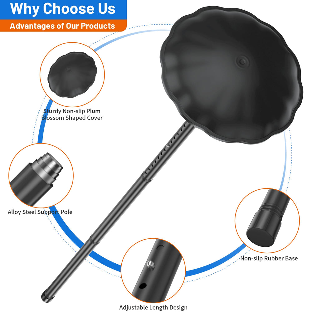 Scisum support pole installed inside golf travel bag securing clubs for safer transit benefit