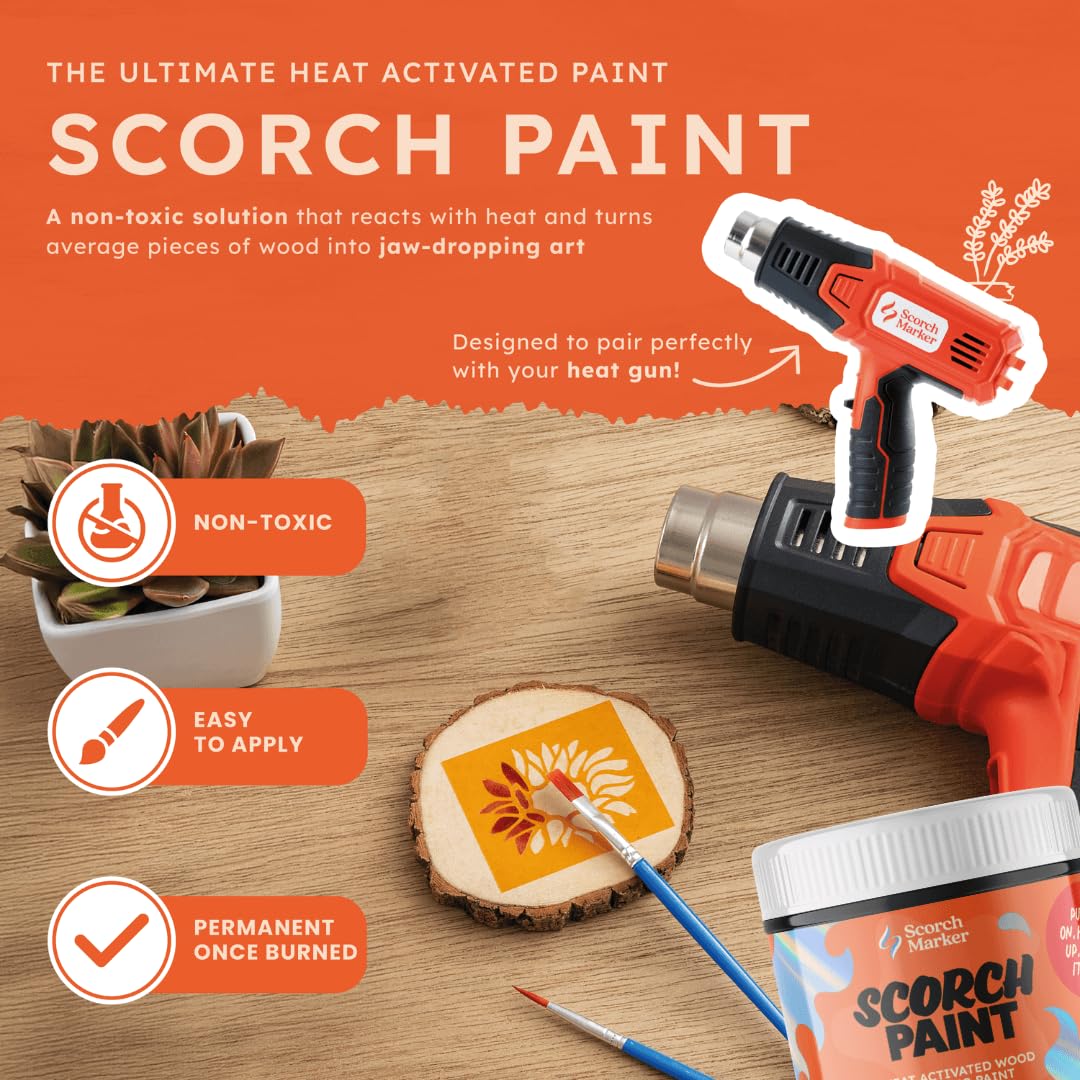 Scorch Marker personalized cutting board image, safe water-based paint for kitchen decor