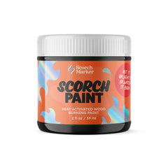 Scorch Marker product jar front view showing label and size, clear identification and benefit