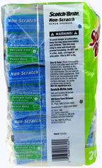Scotch-Brite close-up of non-scratch scrub texture illustrating gentle cleaning power