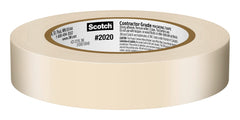 Detail of Scotch tape edge and adhesive showing strong grip for masking