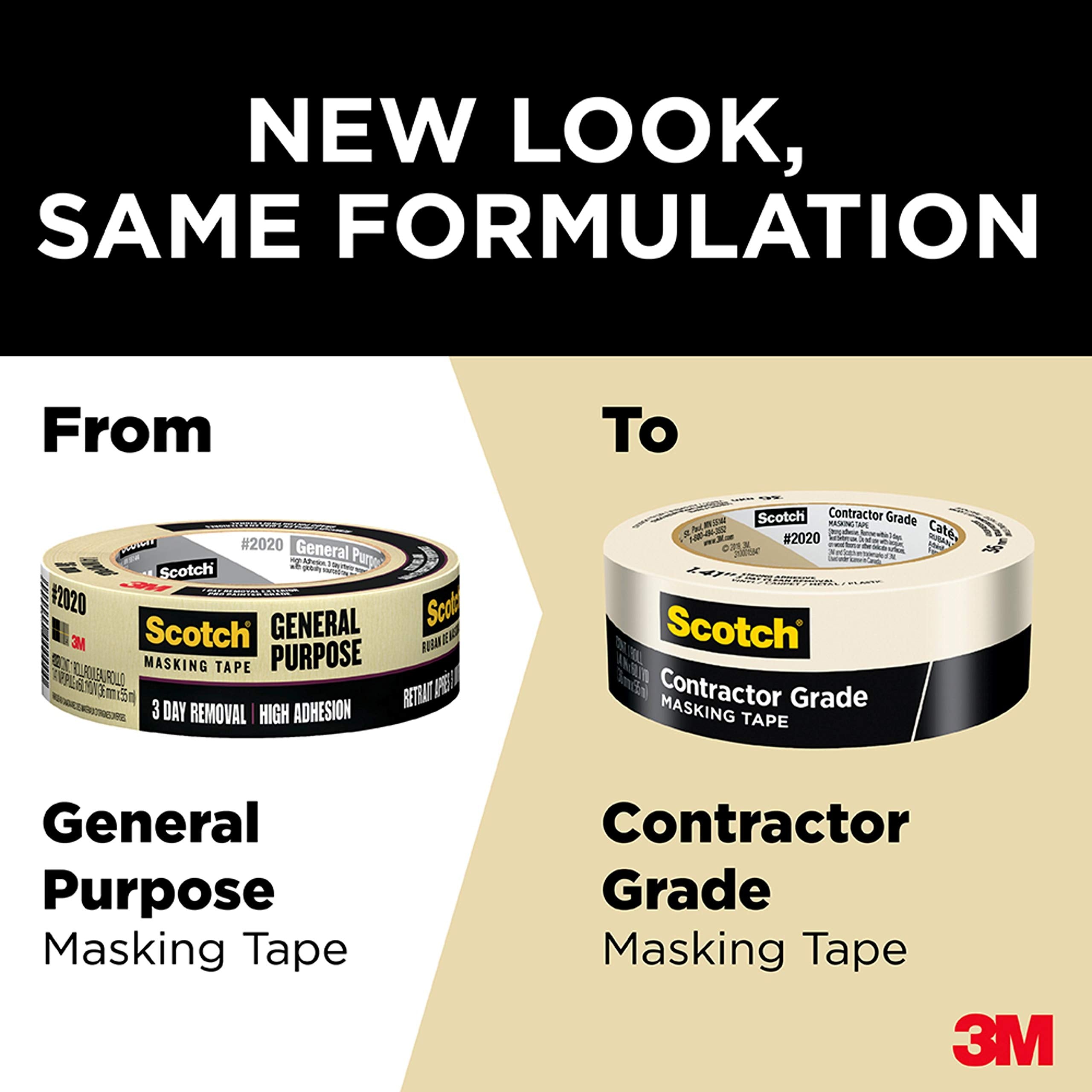 Stack of Scotch contractor tape rolls emphasizing quantity and ready supply