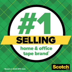 Hand-held dispenser with Scotch Magic Tape roll in use showing smooth dispensing