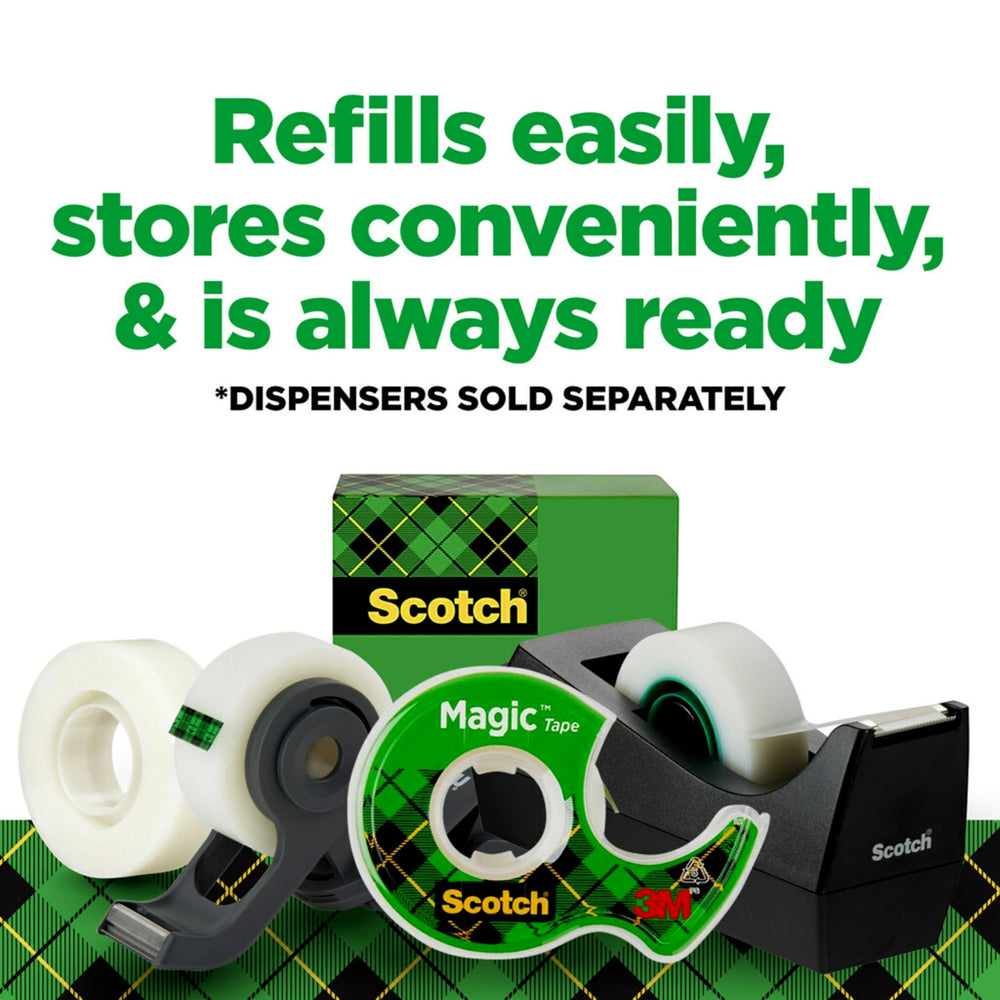 Scotch Magic Tape mending a photograph safely showing photo-safe adhesive benefit