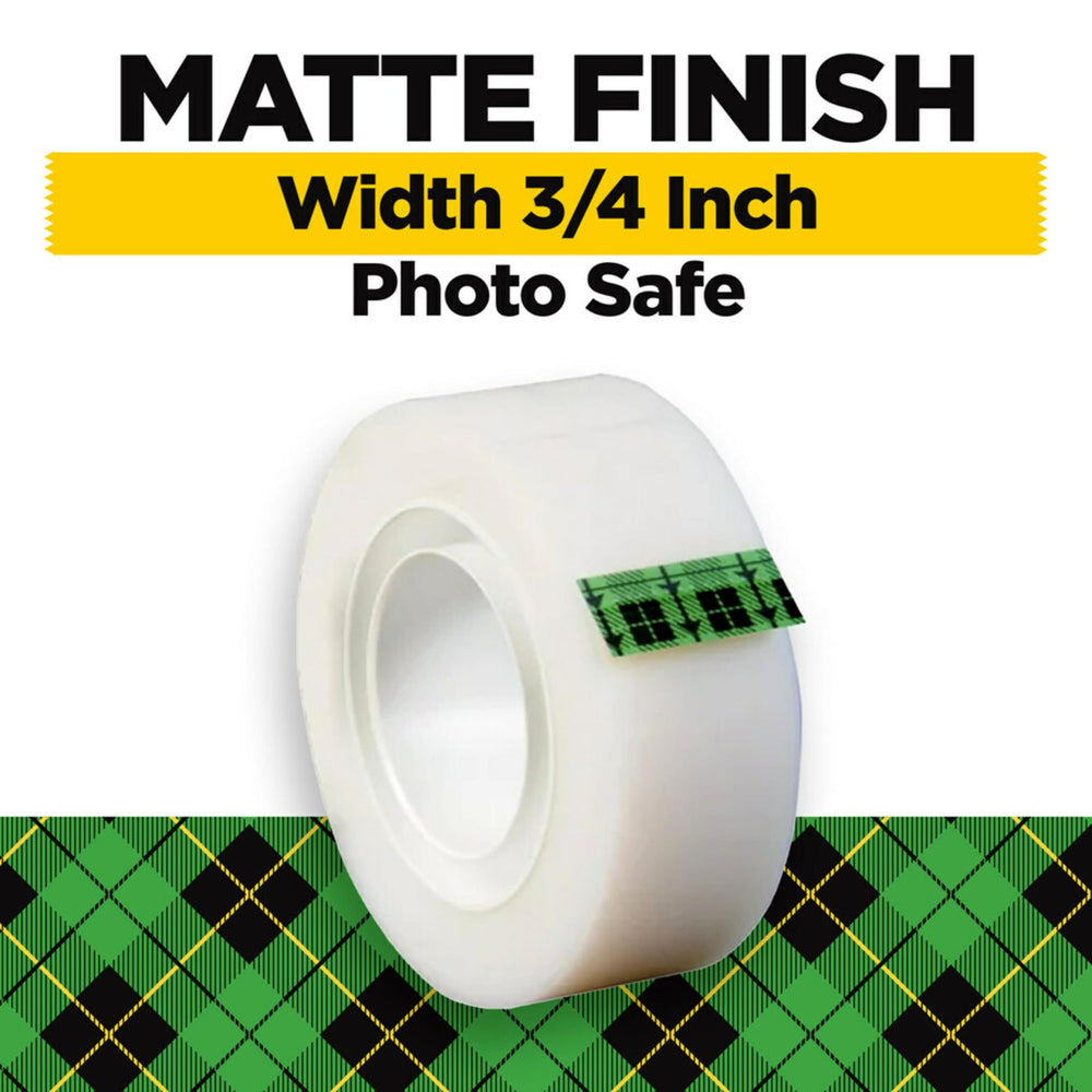 Scotch Magic tape matte texture close-up demonstrating low-glare finish