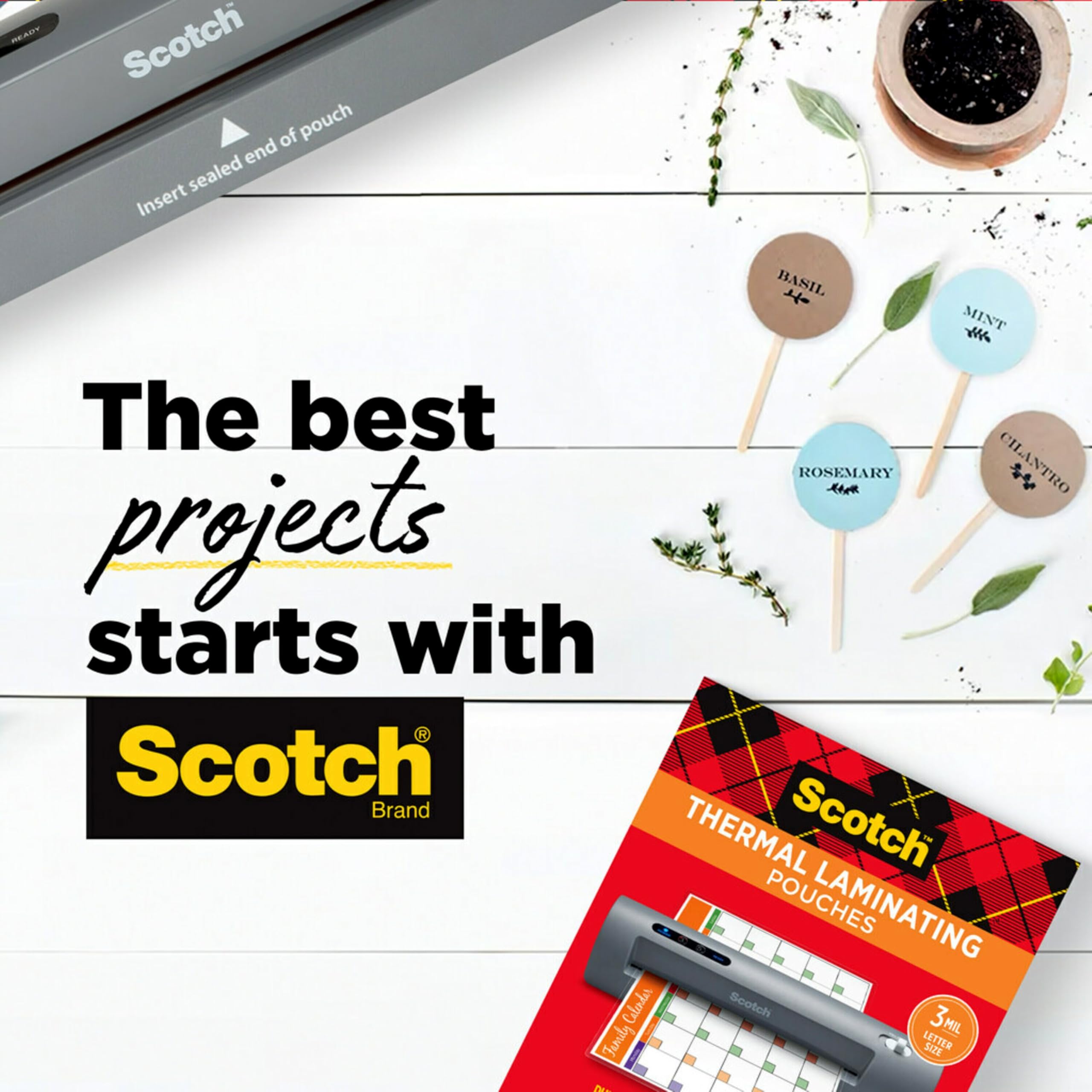 Scotch TL906 on dorm desk showing compact footprint and everyday convenience