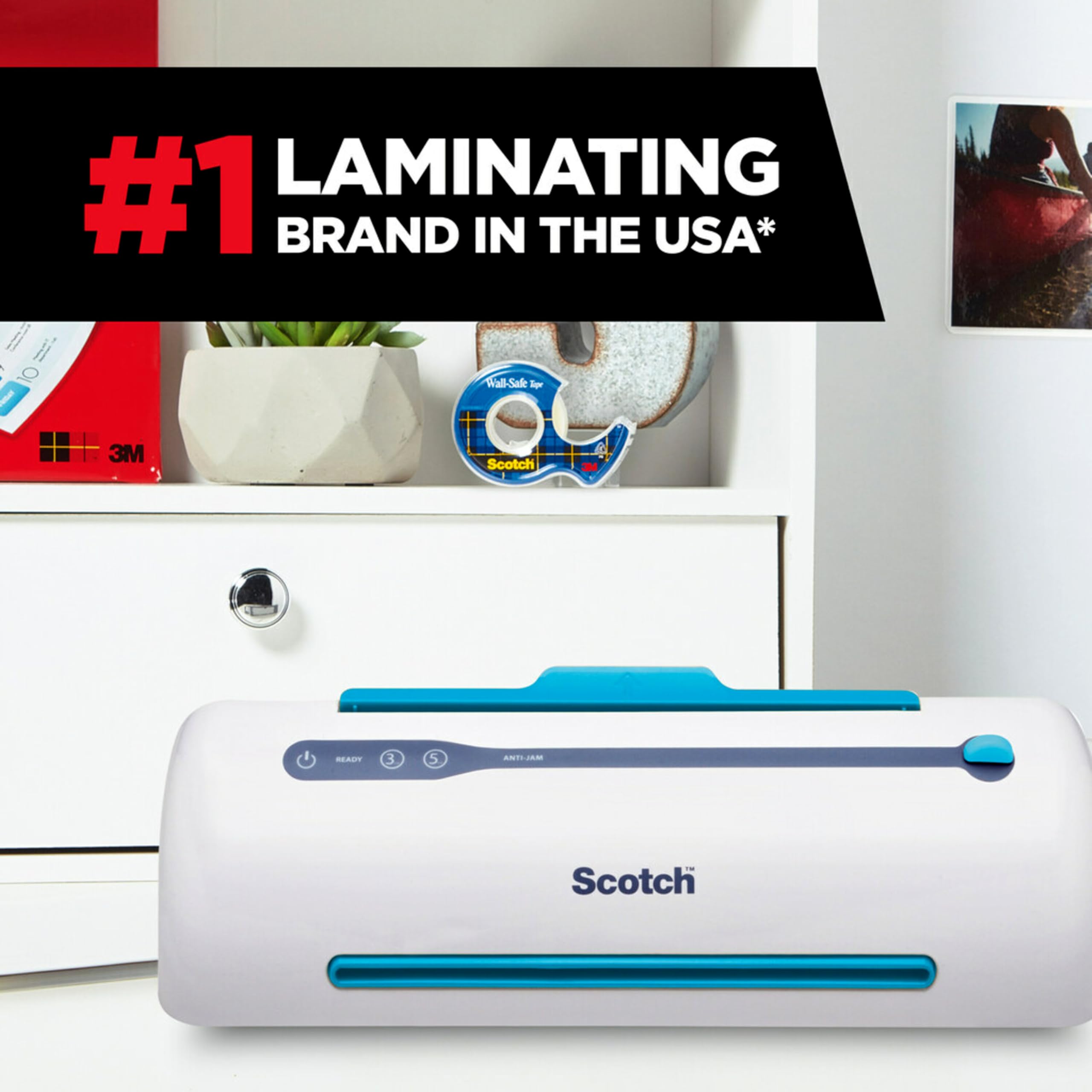 Scotch TL906 preserving a photo to show protection and long-lasting clarity