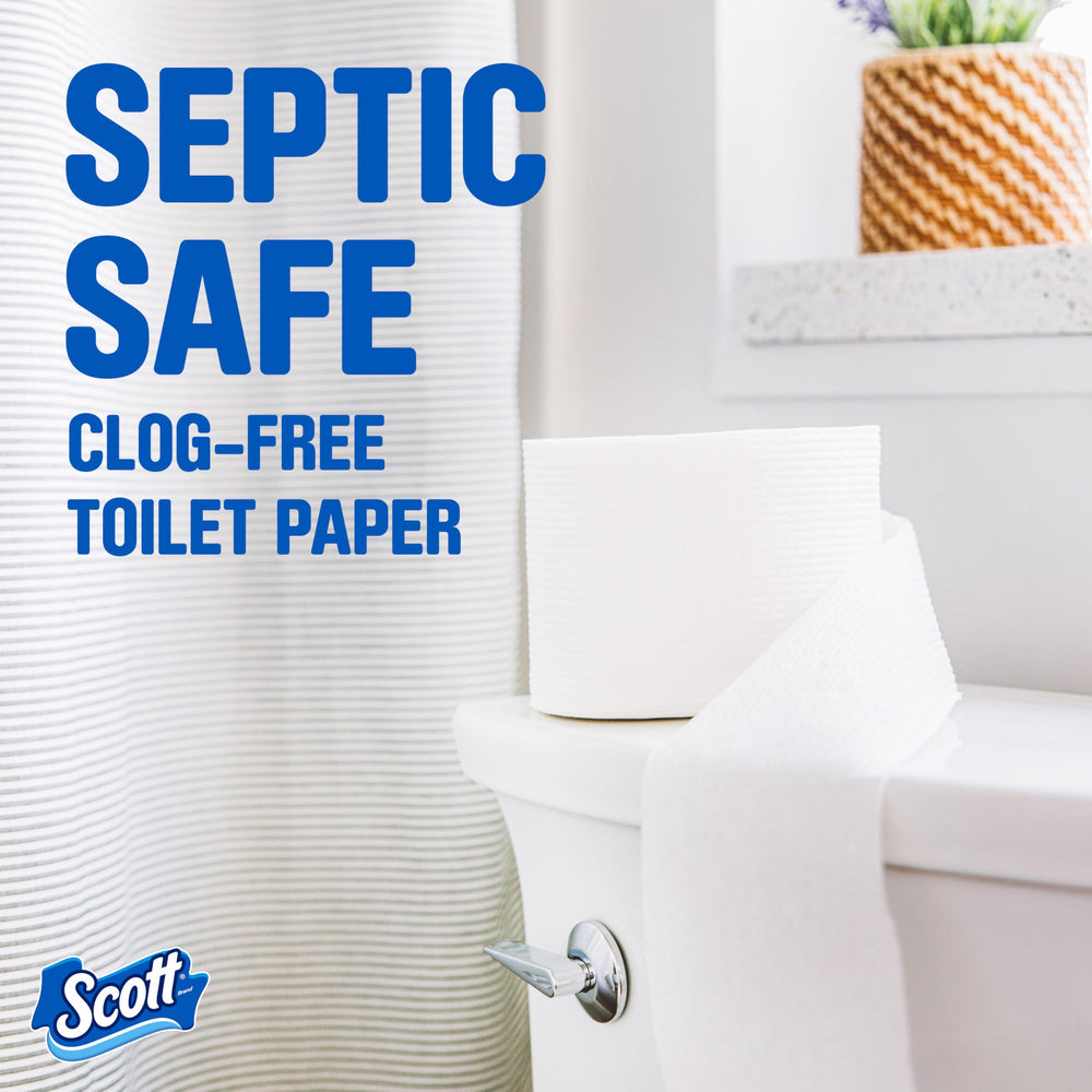 Scott ComfortPlus in a tidy bathroom scene showing comfort and convenience benefit