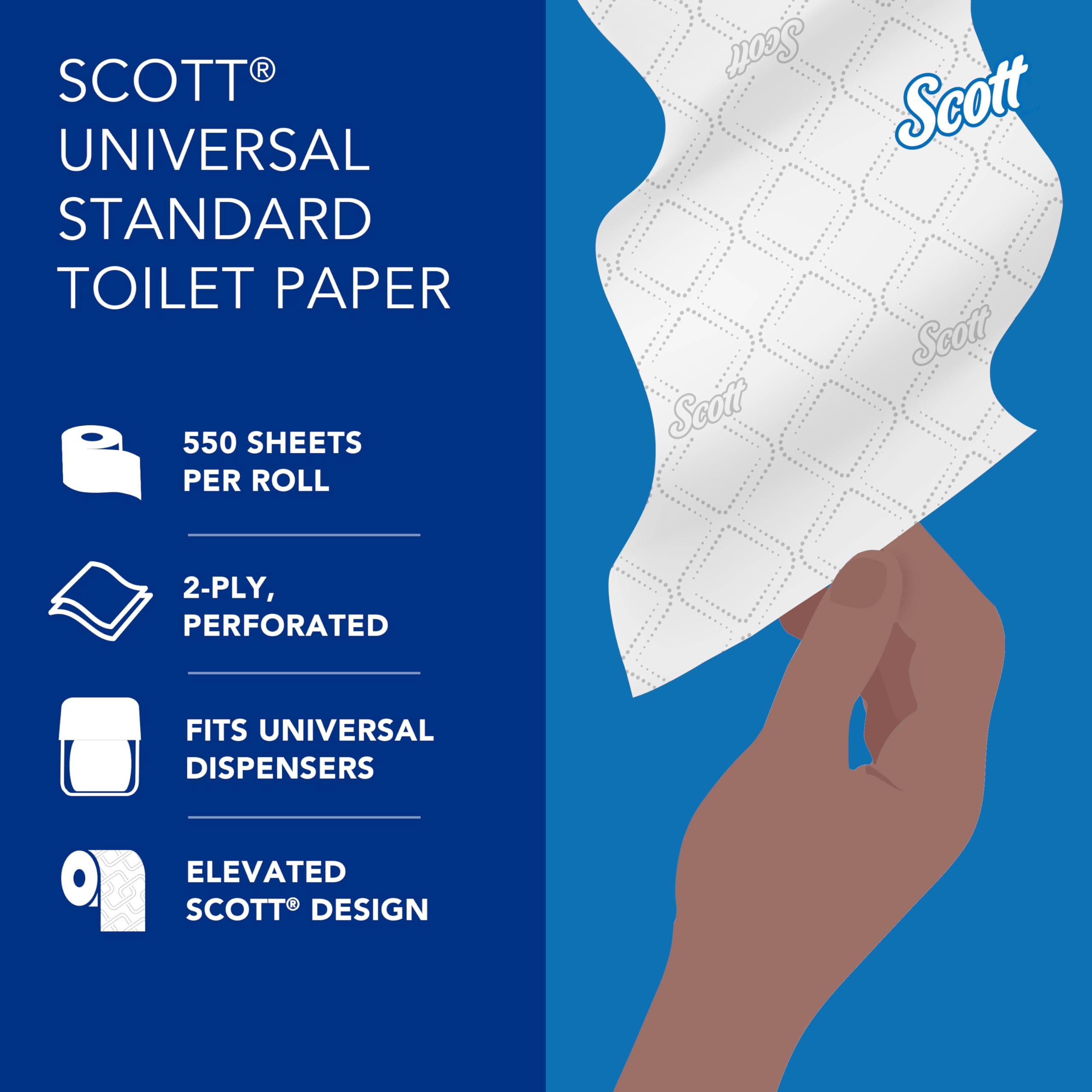 Scott Professional in a clean restroom setting showing professional appearance benefit