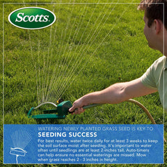 Scotts EZ Seed visible seed grains close-up showing high-performance seed blend