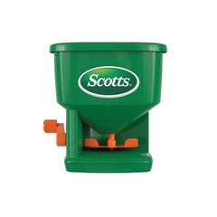 Scotts Whirl front view showing compact handheld design and nozzle benefit