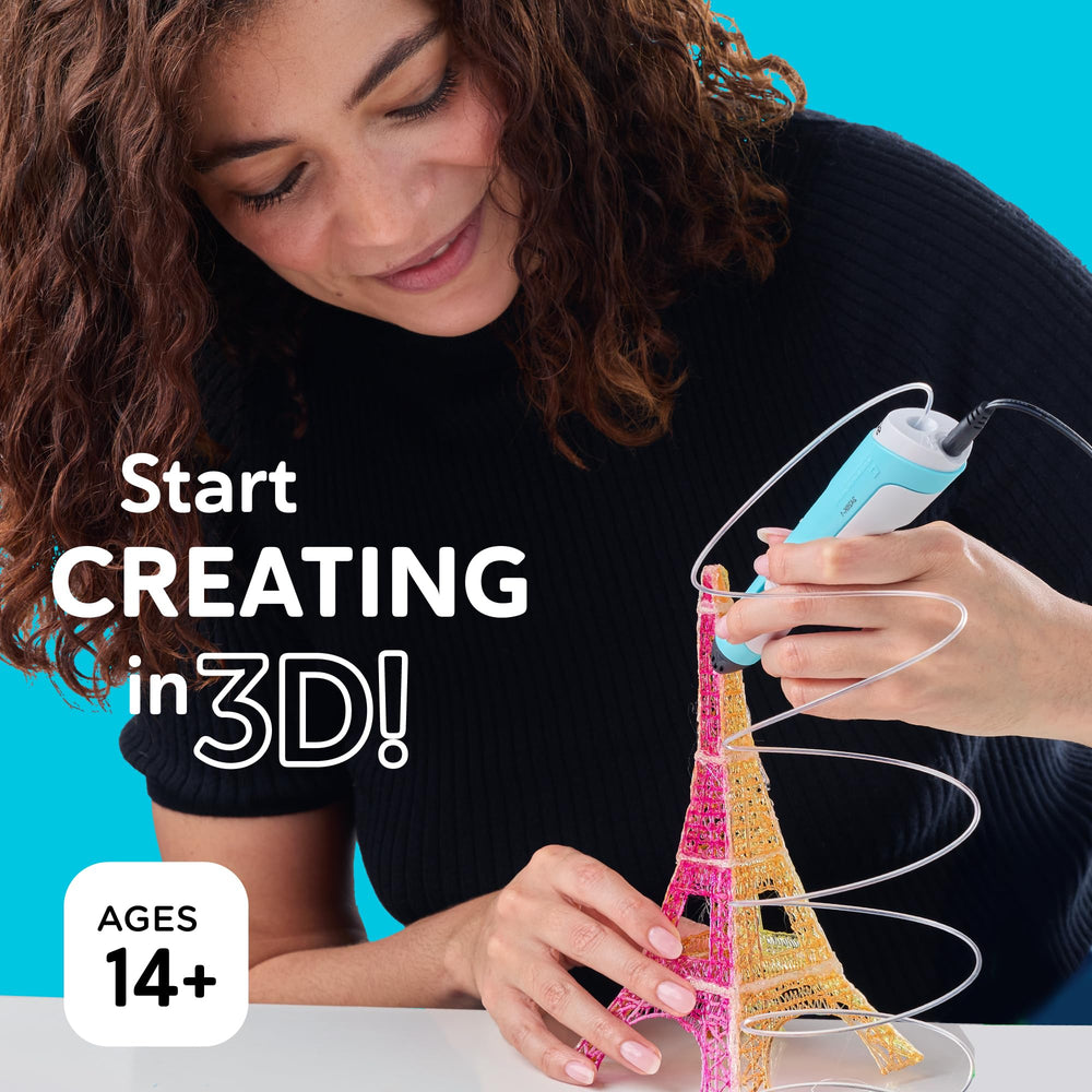 SCRIB3D P1 display closeup with temperature readout, clear control benefit