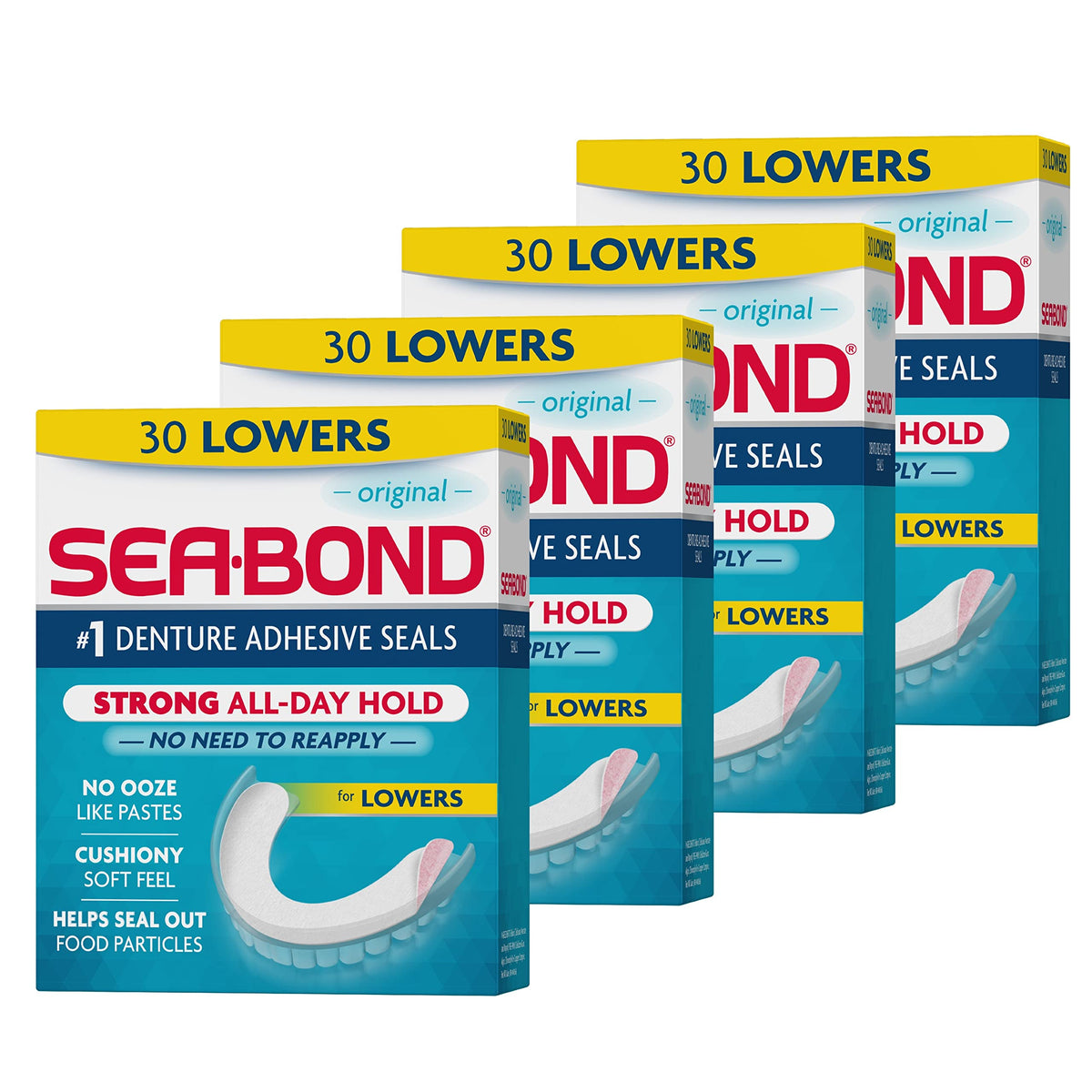 Sea‑Bond front packaging showing product and quantity benefits