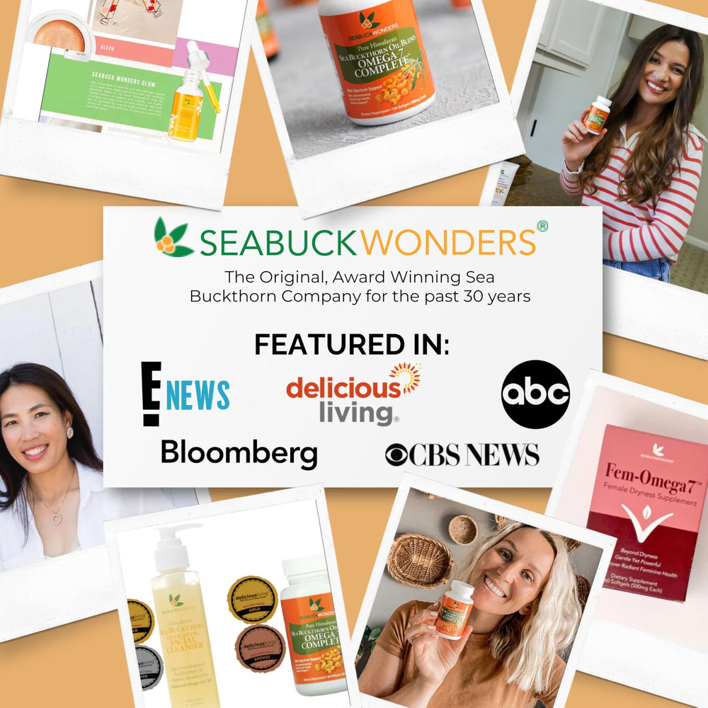 SEABUCKWONDERS bottle on kitchen table suggesting daily wellness use