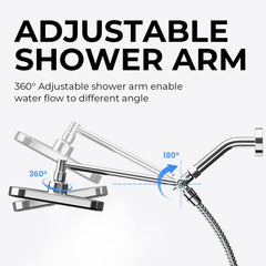 SeaCity extension arm swivel detail showing adjustable angle benefit