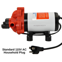SEAFLO inlet strainer and included fittings ready for quick installation benefit