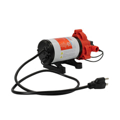 SEAFLO rubber mounting base close-up isolating vibration to reduce noise