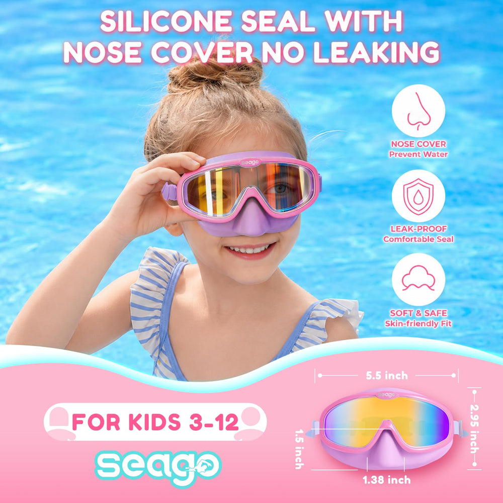 Seago close-up of integrated nose pouch highlighting gentle seal benefit