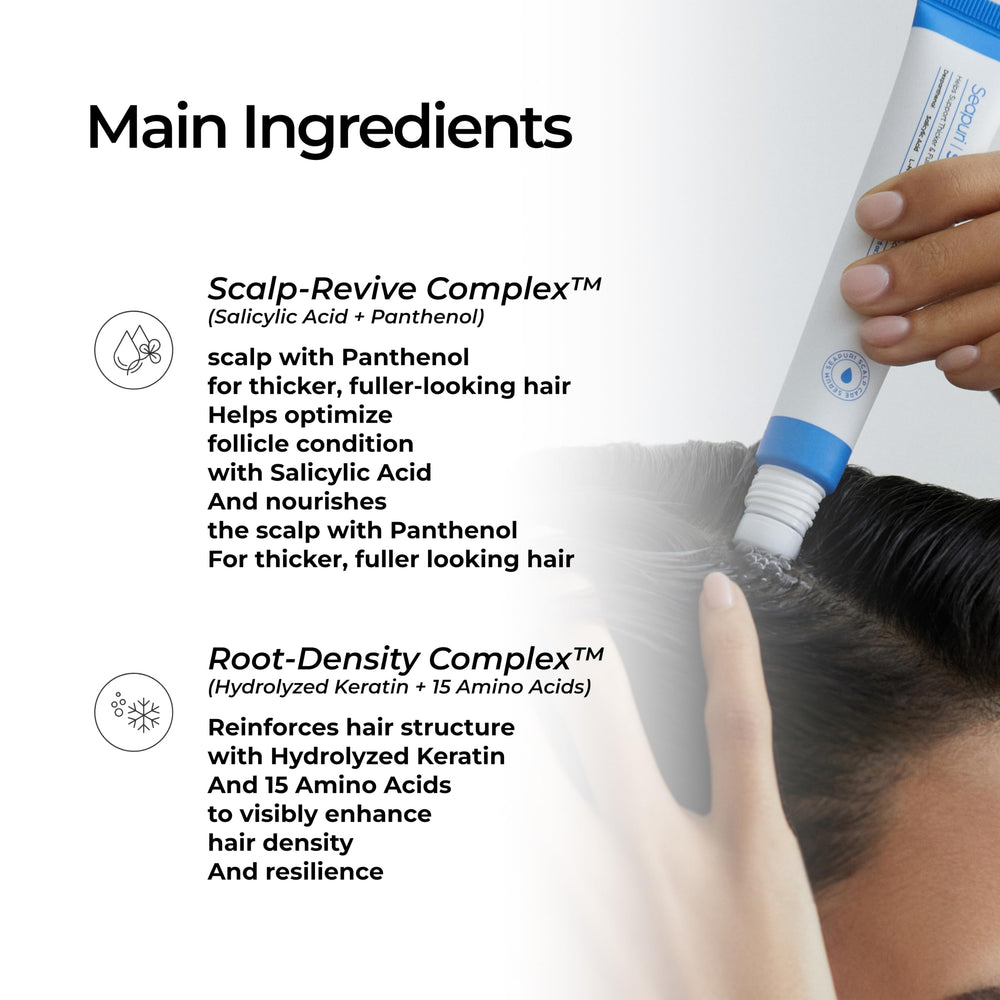 Seapuri label close-up with key ingredients and clean formula