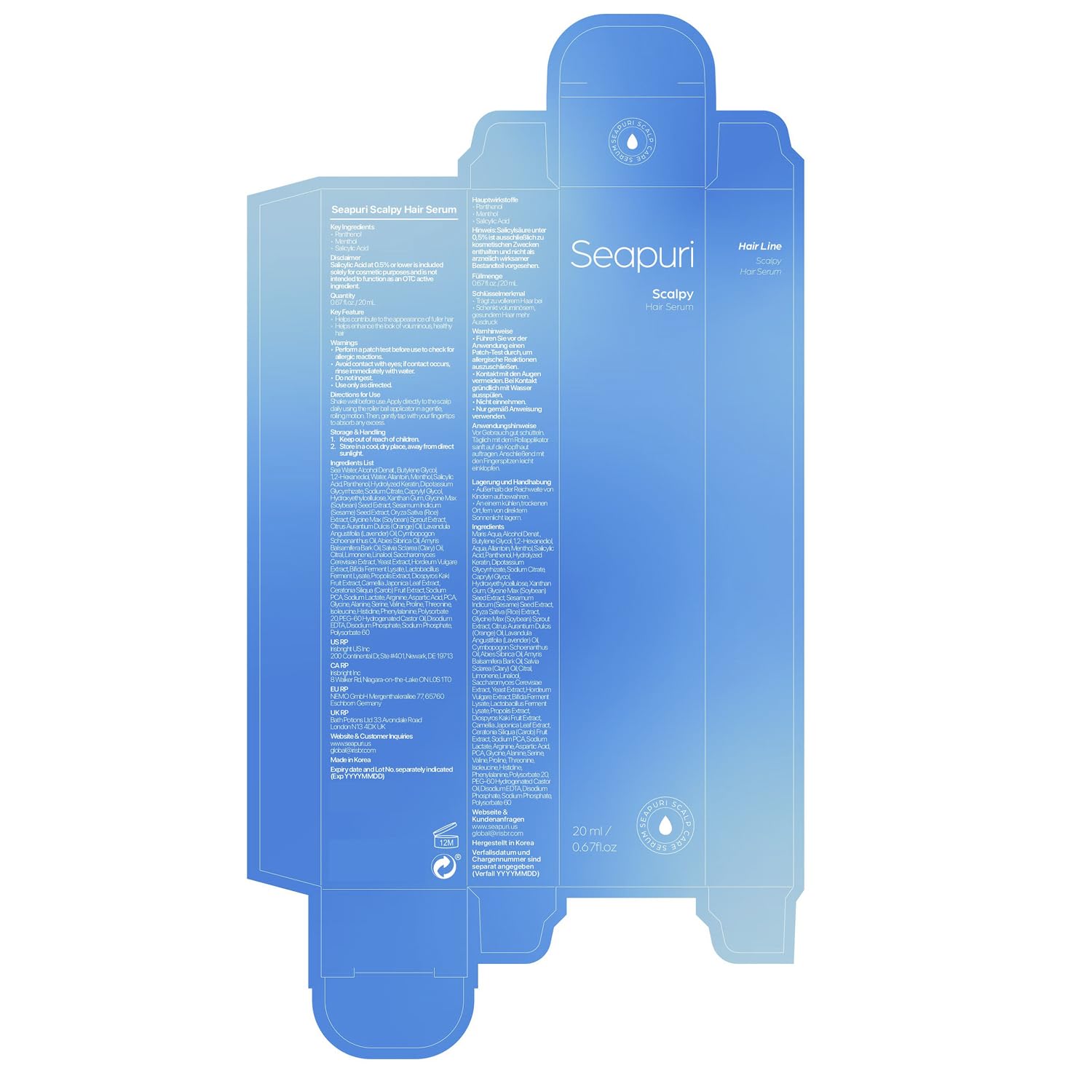 Seapuri bottle styled on bathroom shelf for daily routine inspiration