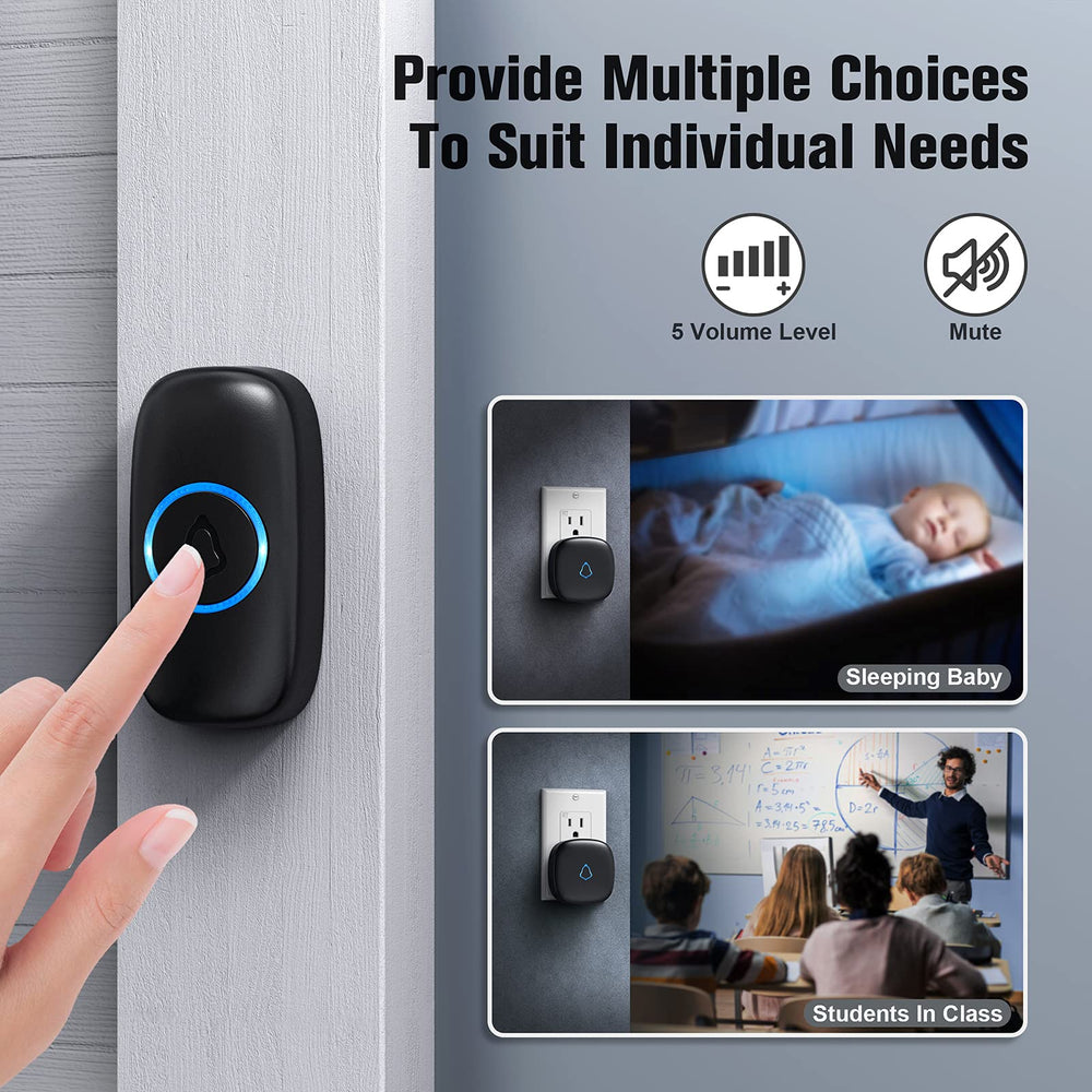 SECRUI receiver plugged in outlet showing memory feature and ready-to-use convenience