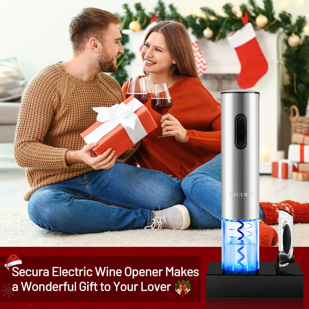 Secura packaging and accessories set showing complete, gift-ready presentation