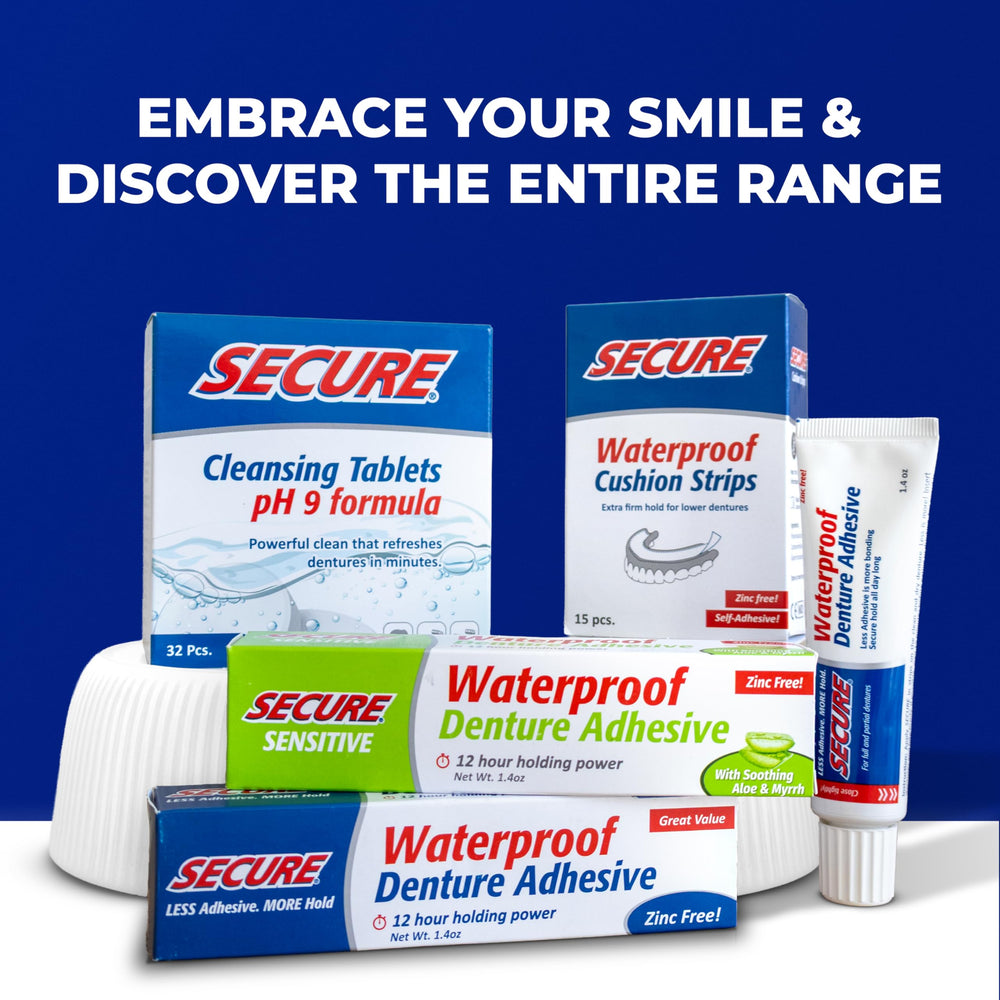Secure lifestyle smiling user indicating confidence and comfort benefit