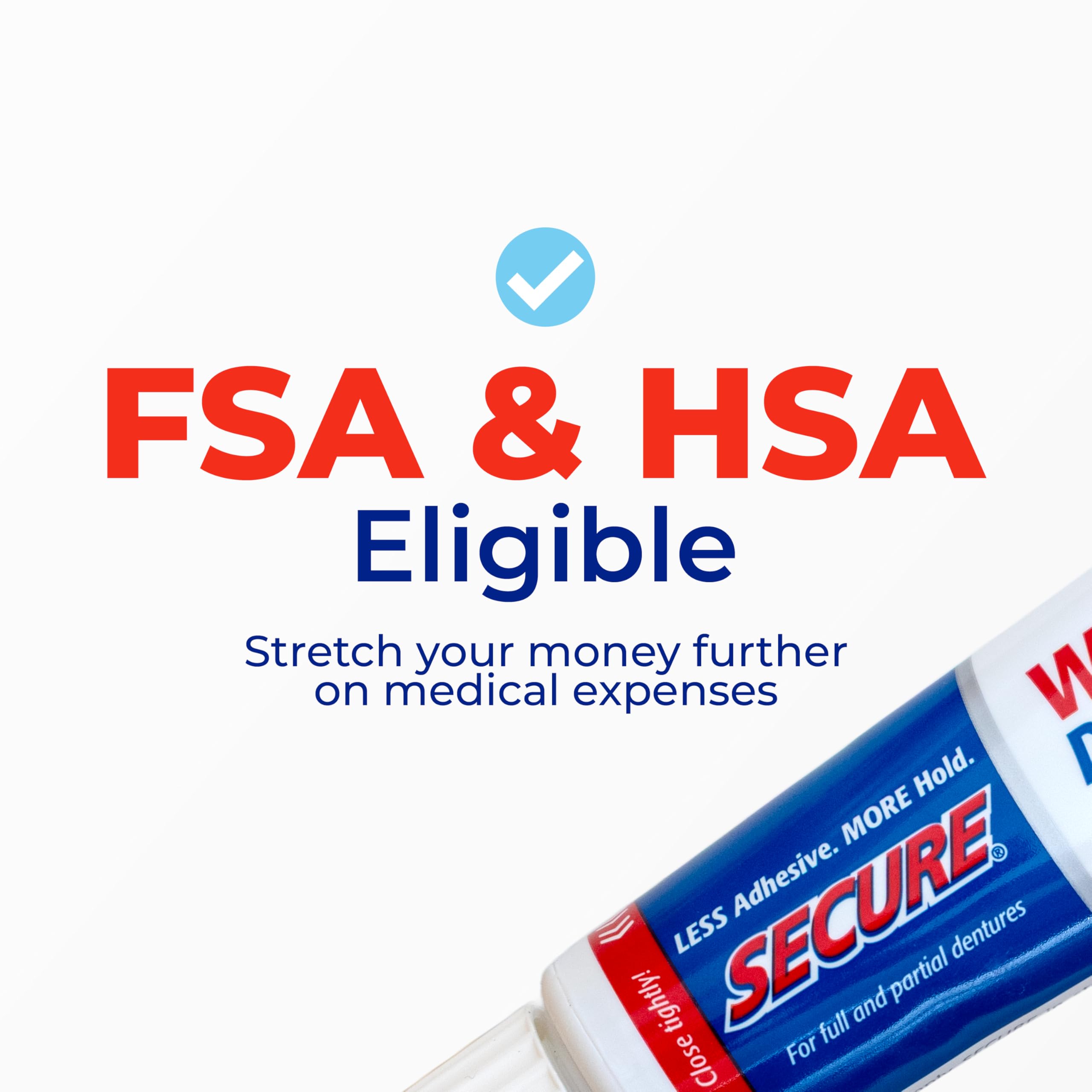 Secure tube beside coin showing 1.4 oz size and portability benefit