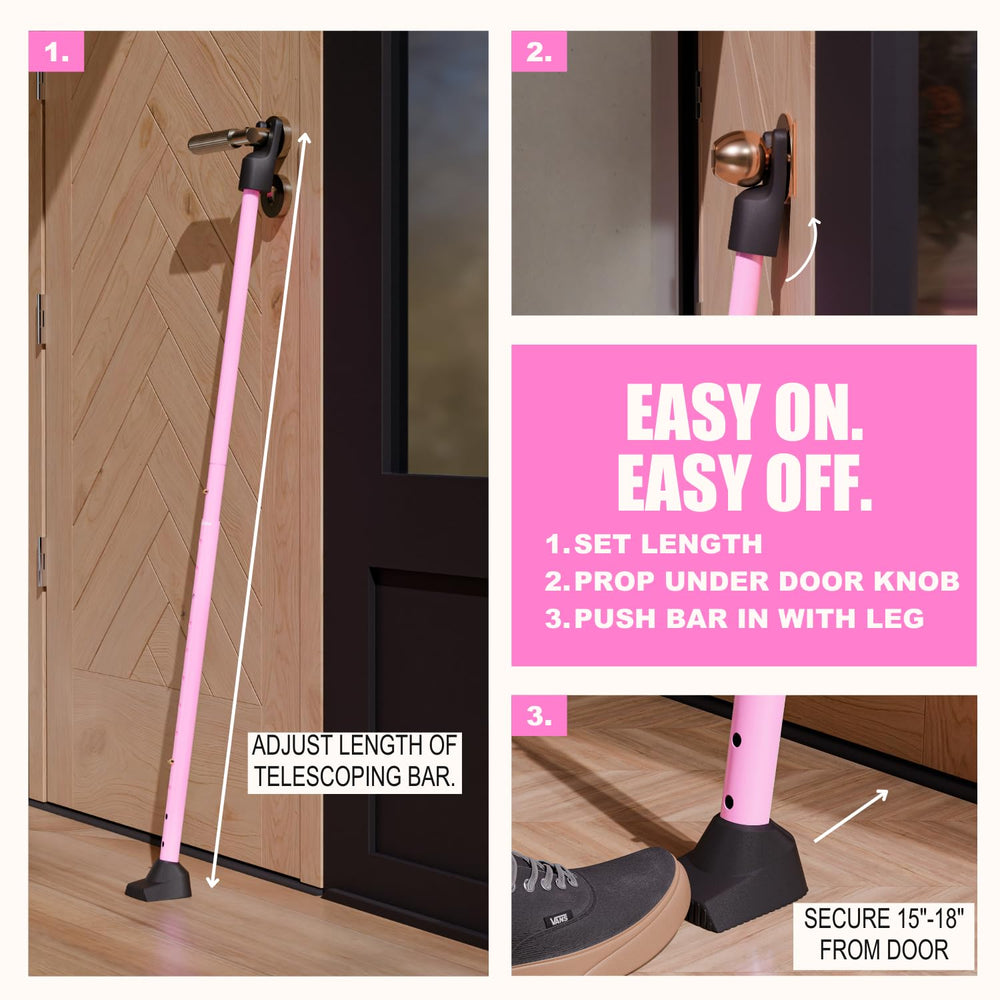 SECURITYMAN telescoping adjustment scale illustrating precise length control