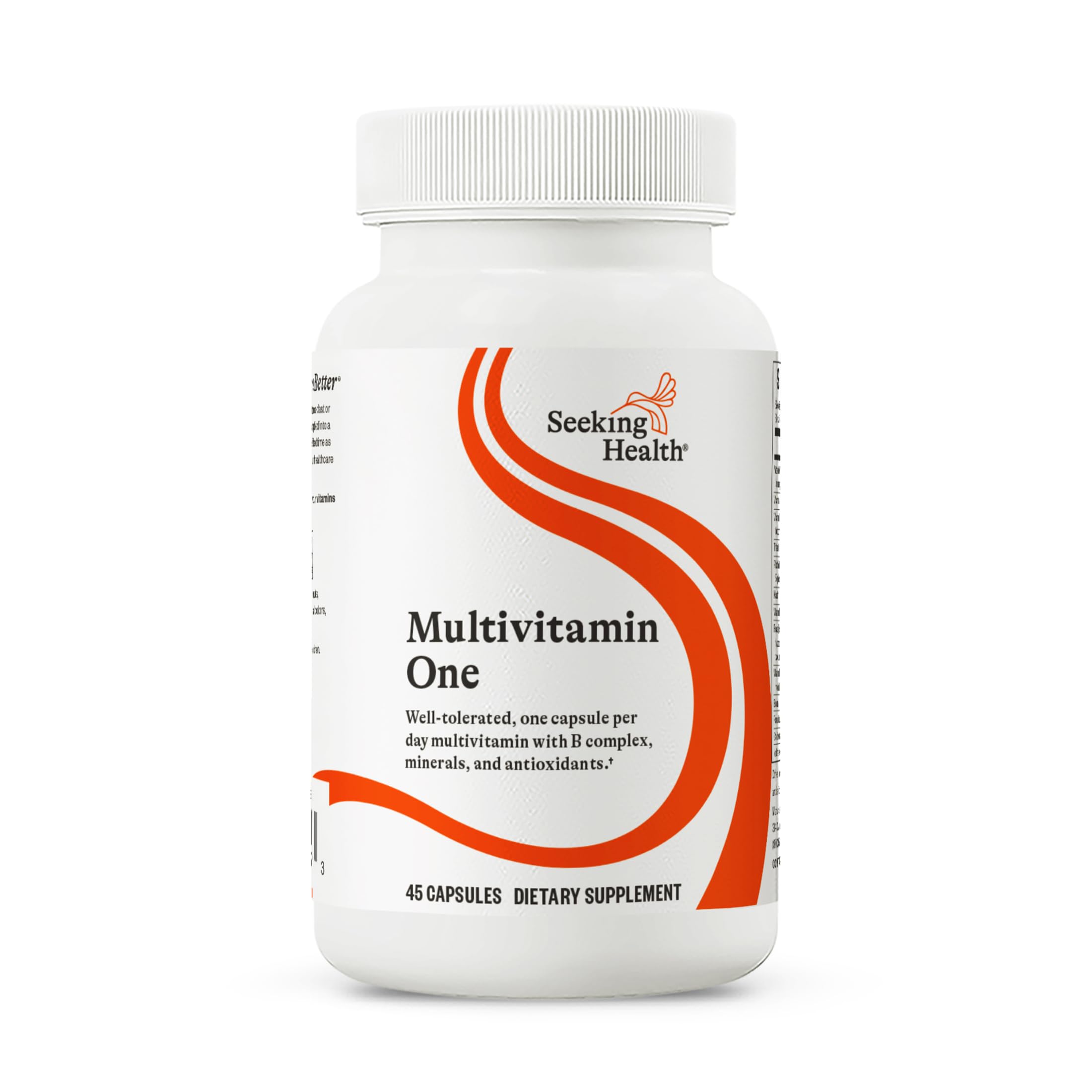 Seeking Health front packaging showing label and 45-capsule count for clear identification