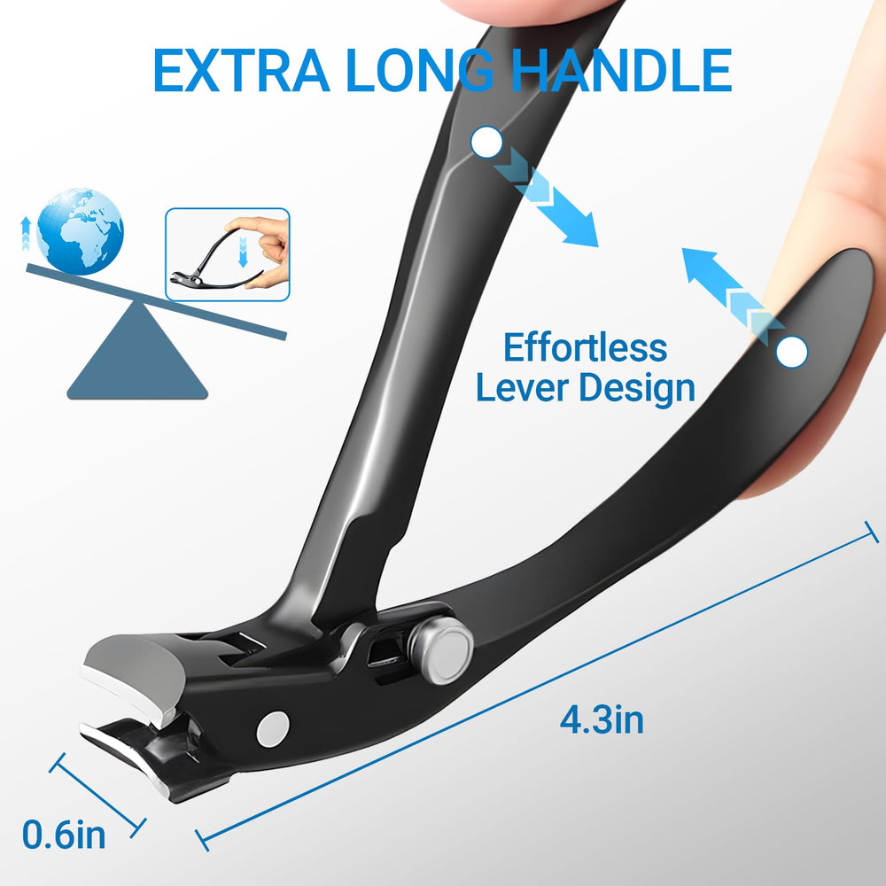 seektik nail catcher view showing clipped nails contained for tidy disposal
