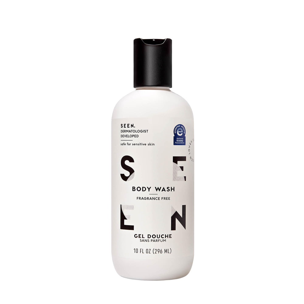 SEEN front packaging shows clean bottle and product benefit