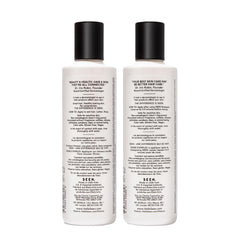 SEEN shampoo pump closeup highlighting gentle, sulfate-free lather