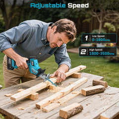 SEESII six saw blades spread displaying material versatility and ready options
