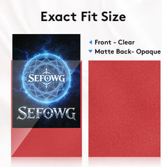 SEFOWG sleeves held and shuffled demonstrating smooth handling and consistent shuffles