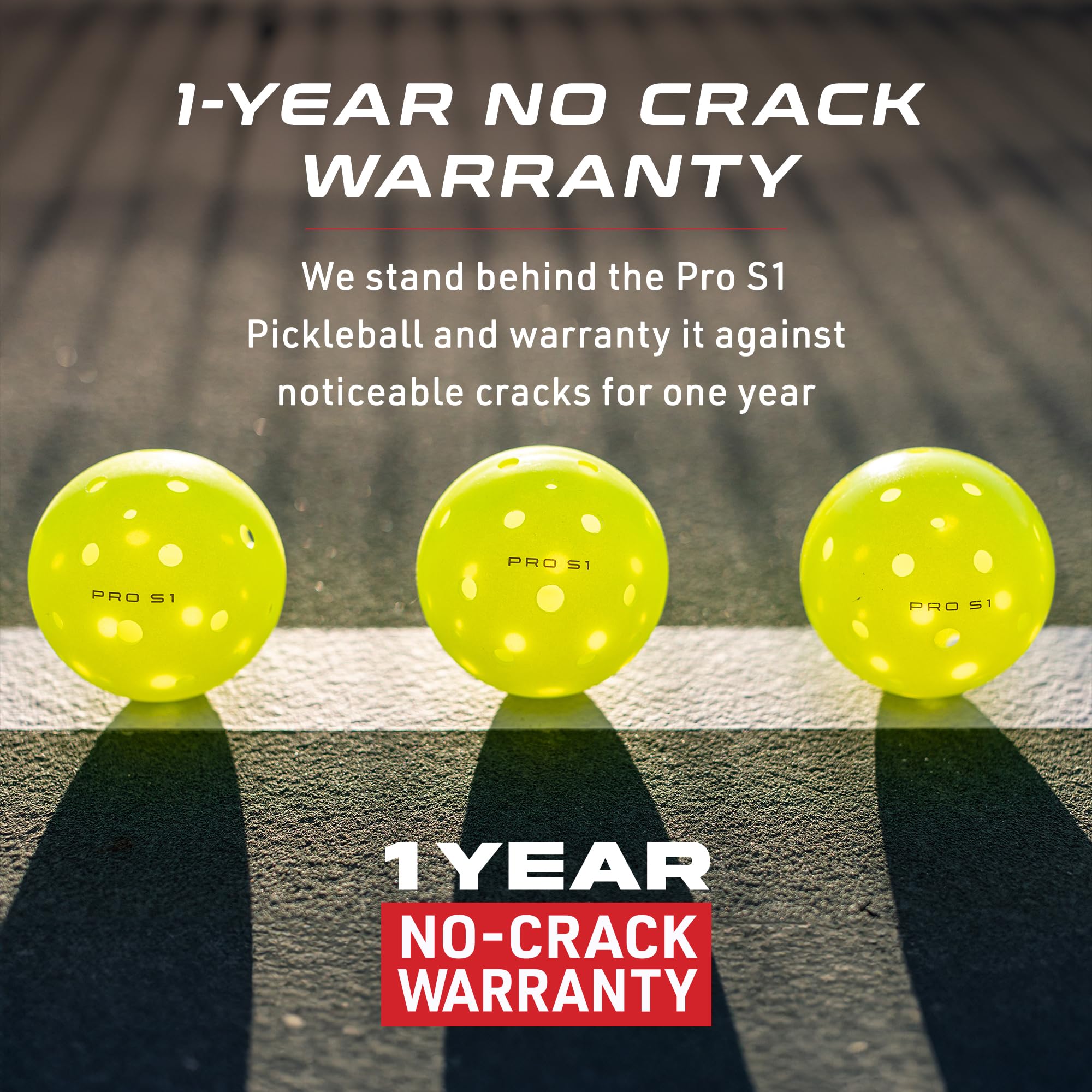 Selkirk Sport label and warranty text demonstrating quality assurance