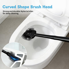 Sellemer curved brush close-up showing bristles that access under-rim areas for deeper cleaning