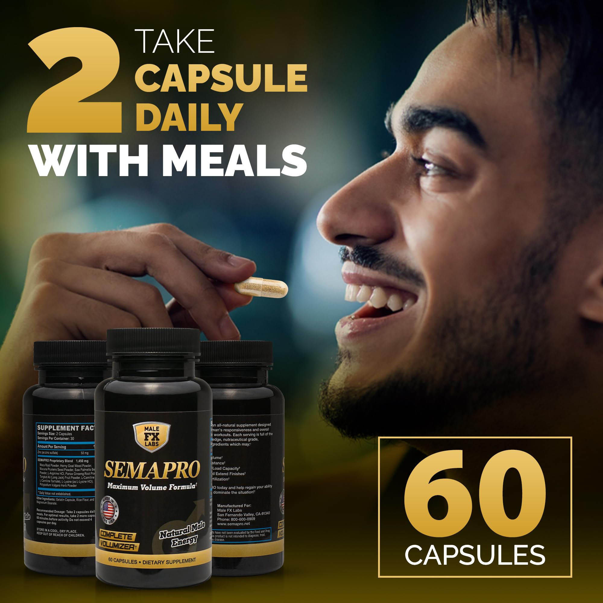 Semapro herbs and spoons displaying natural ingredients and purity