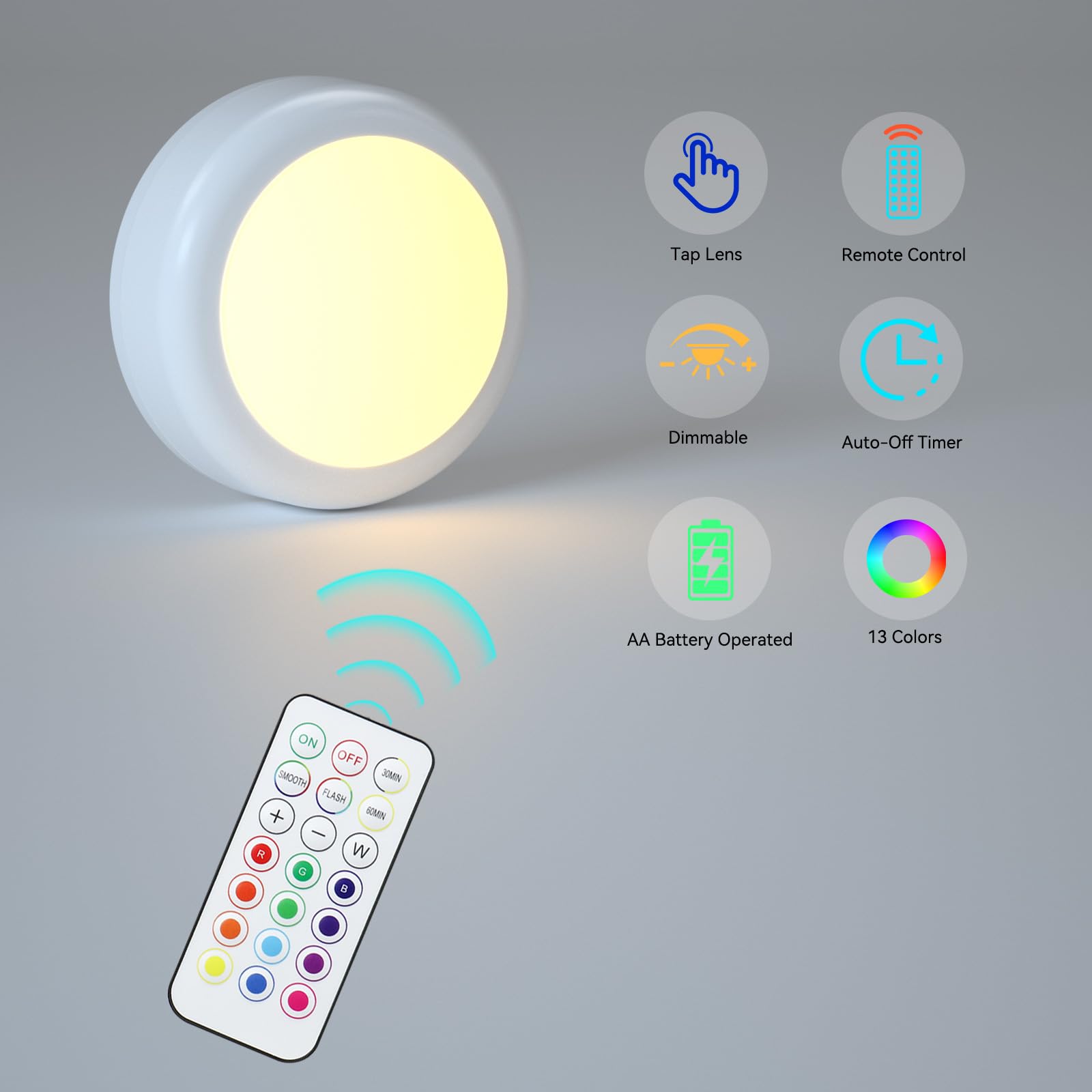 SEMSMOKS lights installed under kitchen cabinet illustrating bright task lighting