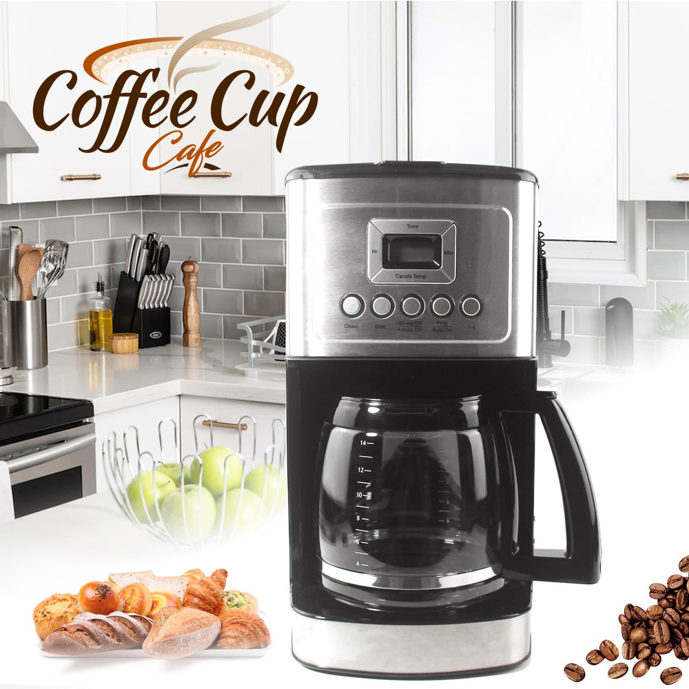 Sendextra carafe installed in Cuisinart coffeemaker demonstrating seamless compatibility