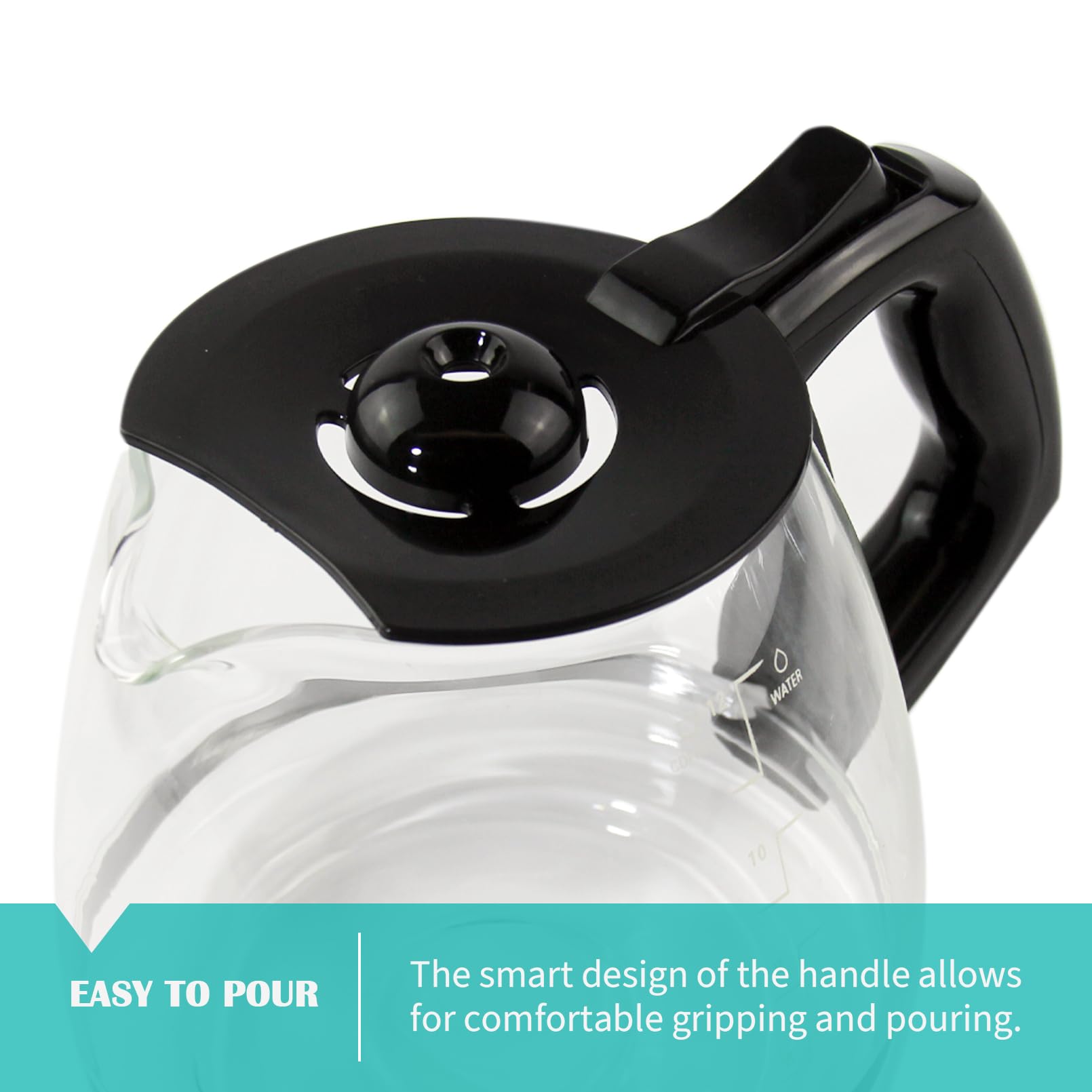 Sendextra dripless spout detail demonstrating mess-free pouring benefit