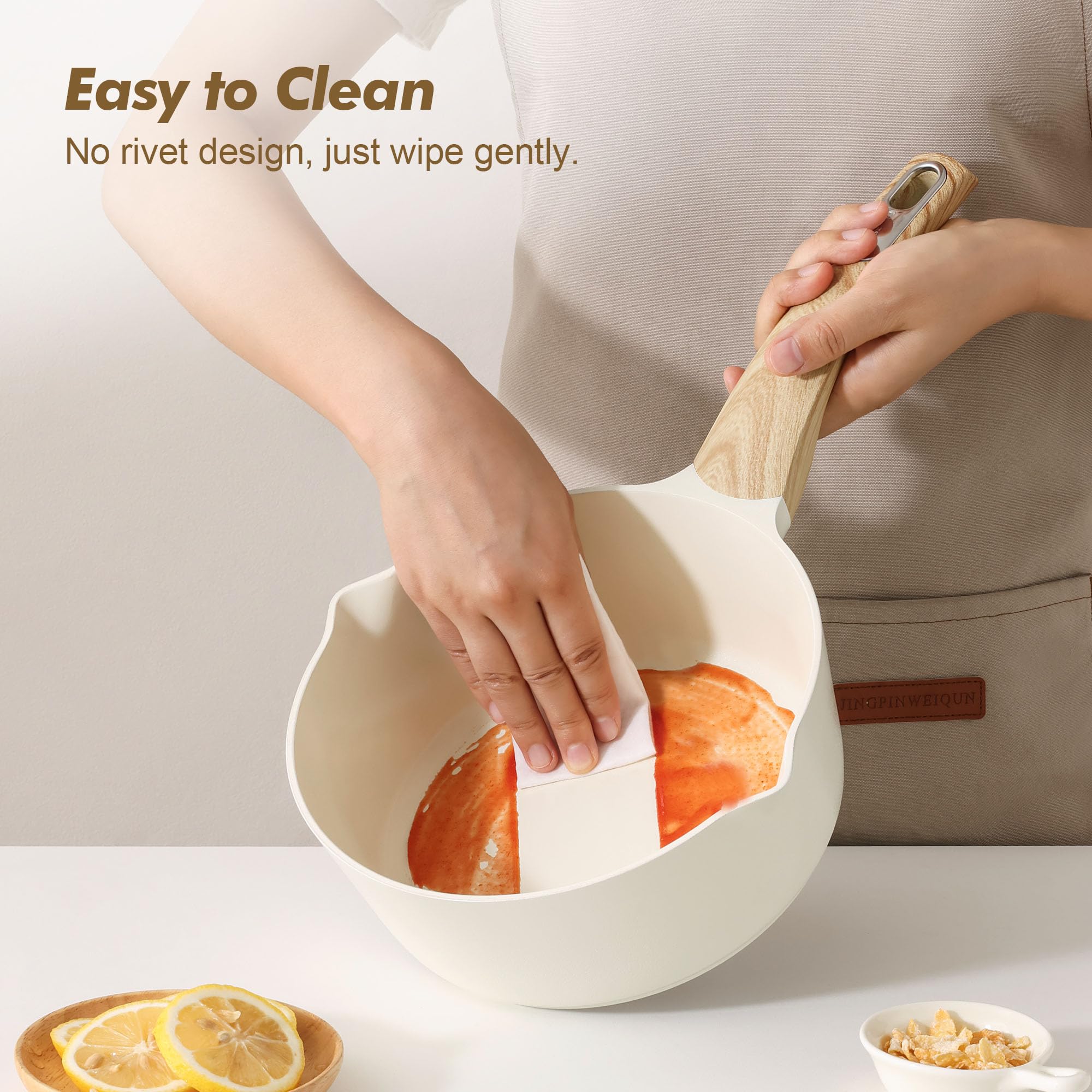 SENSARTE induction-ready stainless steel base showing fast, even heating benefit