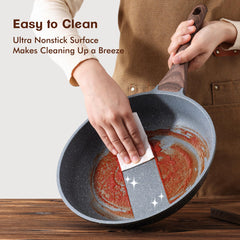 SENSARTE stainless steel magnetic base view showing induction-ready benefit