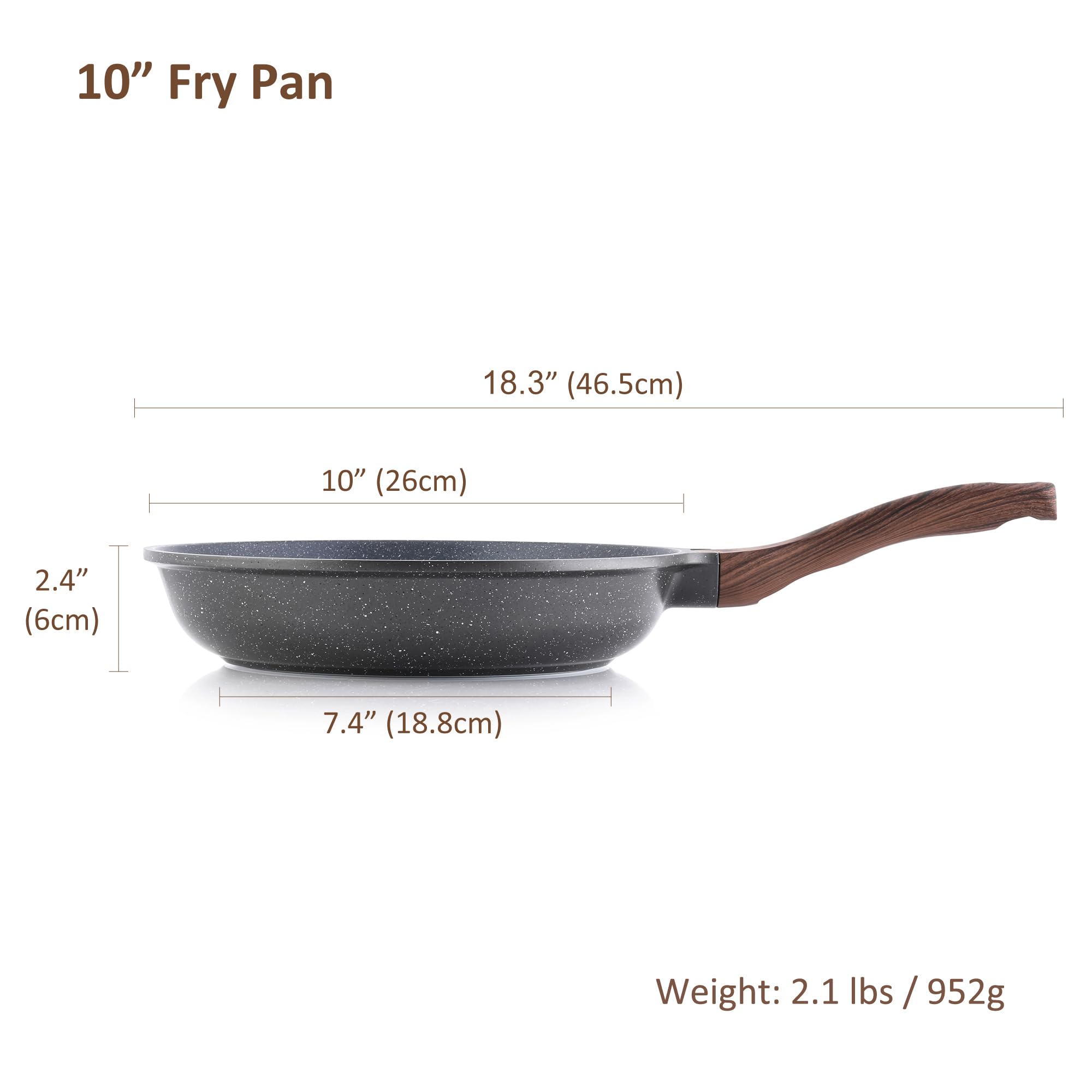 SENSARTE cooking omelette in pan demonstrating even heating and easy flip