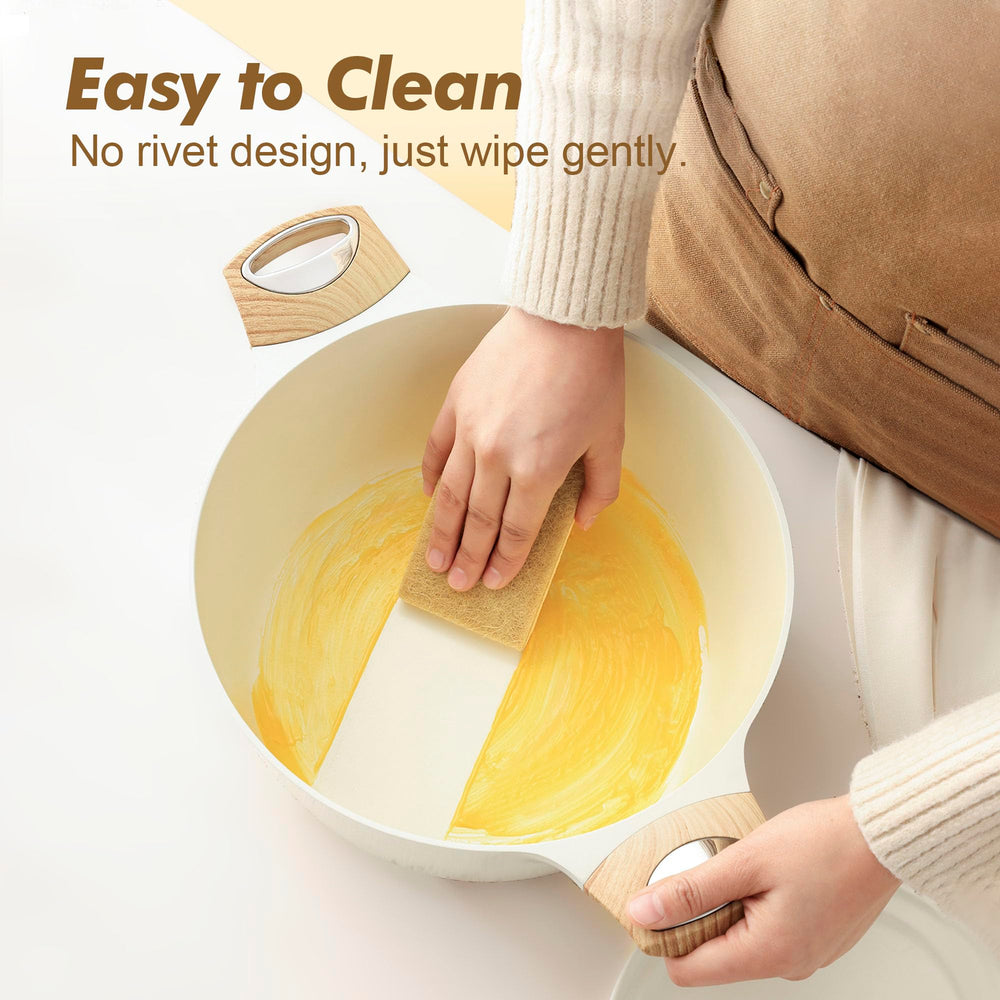 SENSARTE saucepan with tempered glass lid illustrating visibility and splash protection
