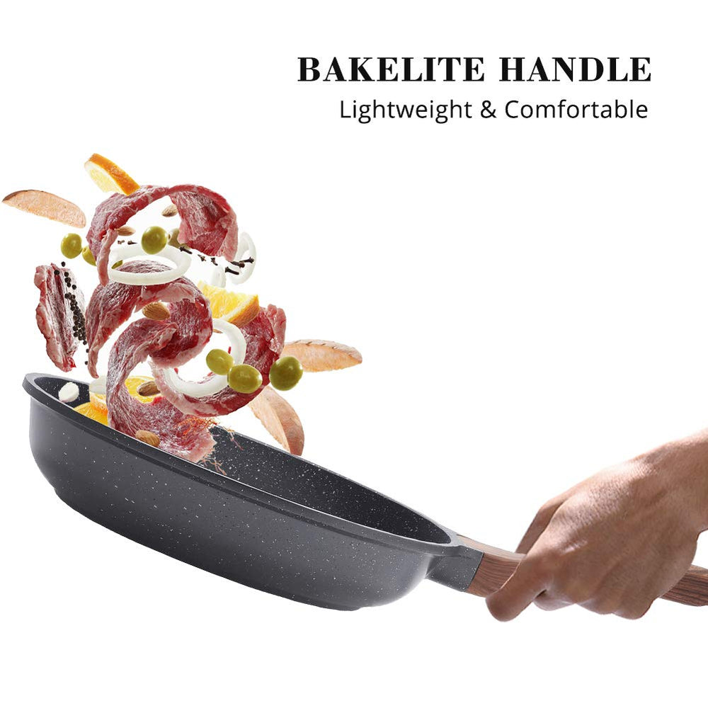SENSARTE side profile showing pan depth and scale for portion control benefit