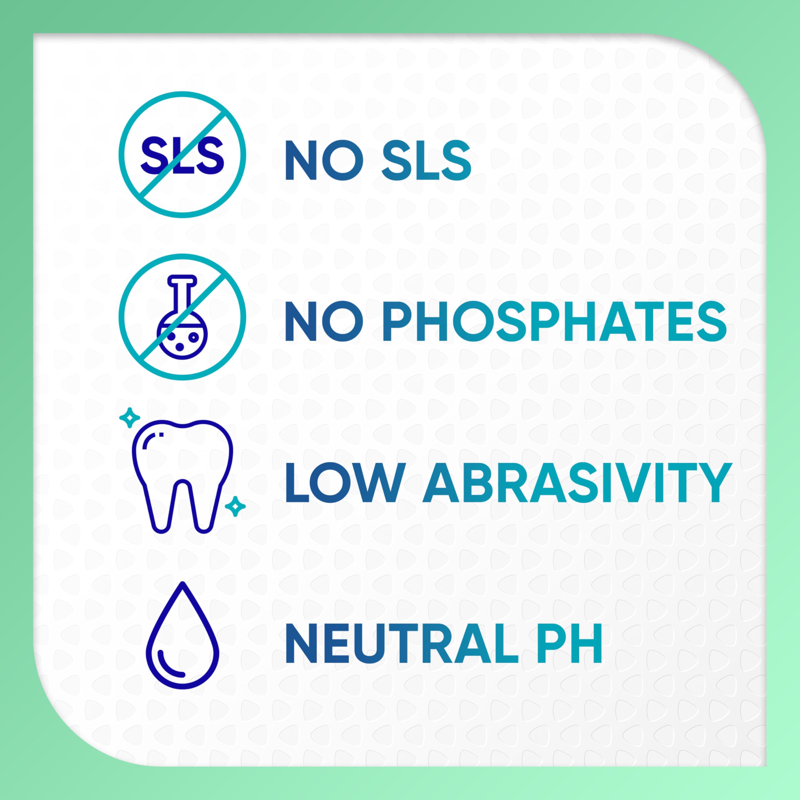 SENSODYNE PRONAMEL tube held in hand to show 4 oz size and portability benefit